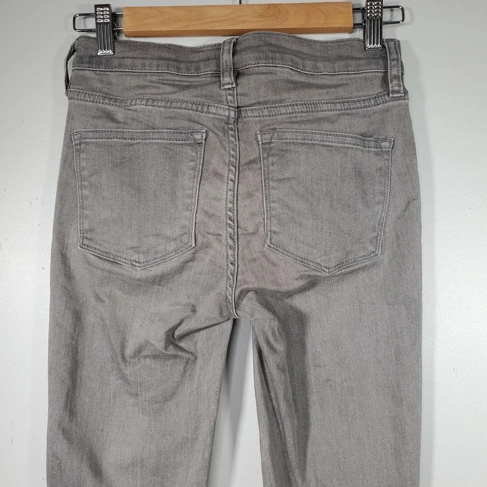 J. Crew Mercantile Mid-Rise Skinny Jean Valley Wash Gray Size 24